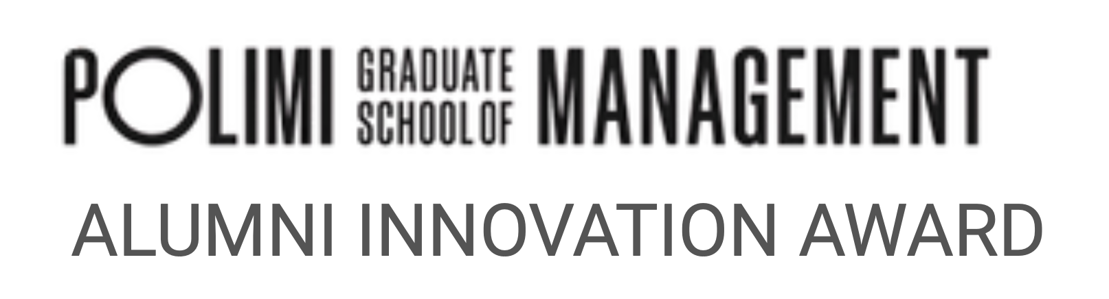 POLIMI Graduate School of Management — Alumni Innovation Award